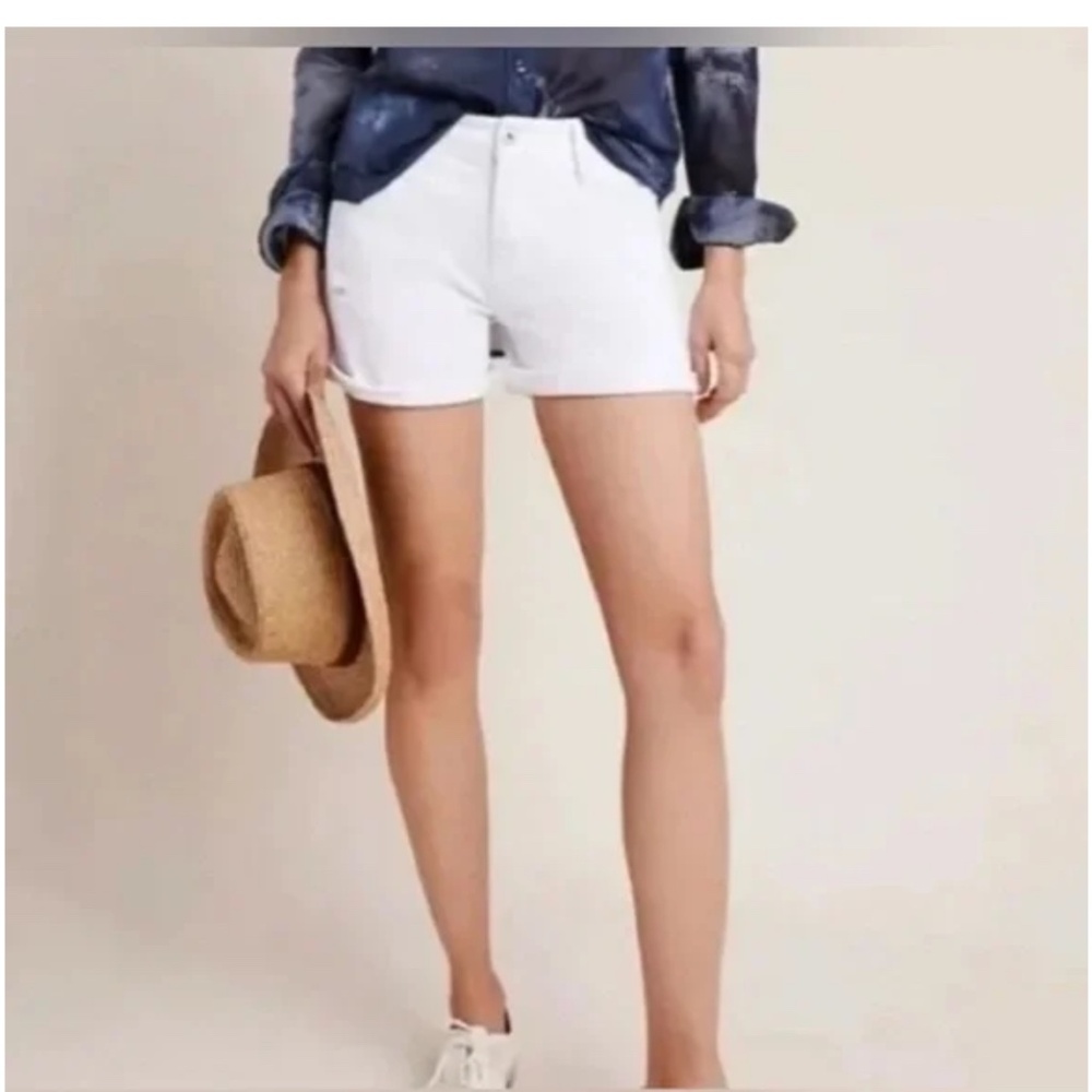 Anthropologie Pilcro Letterpress Slim Boyfriend Denim Jean Shorts